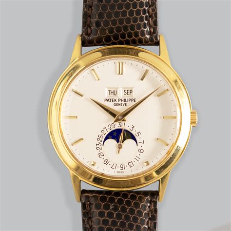 gold patek philippe self winding perpetual calendar ref 3448|Patek Philippe perpetual watch.